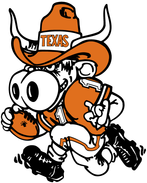 Texas Longhorns 1981-2002 Mascot Logo v2 diy iron on heat transfer